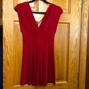 Super cute M Red Tunic with open back